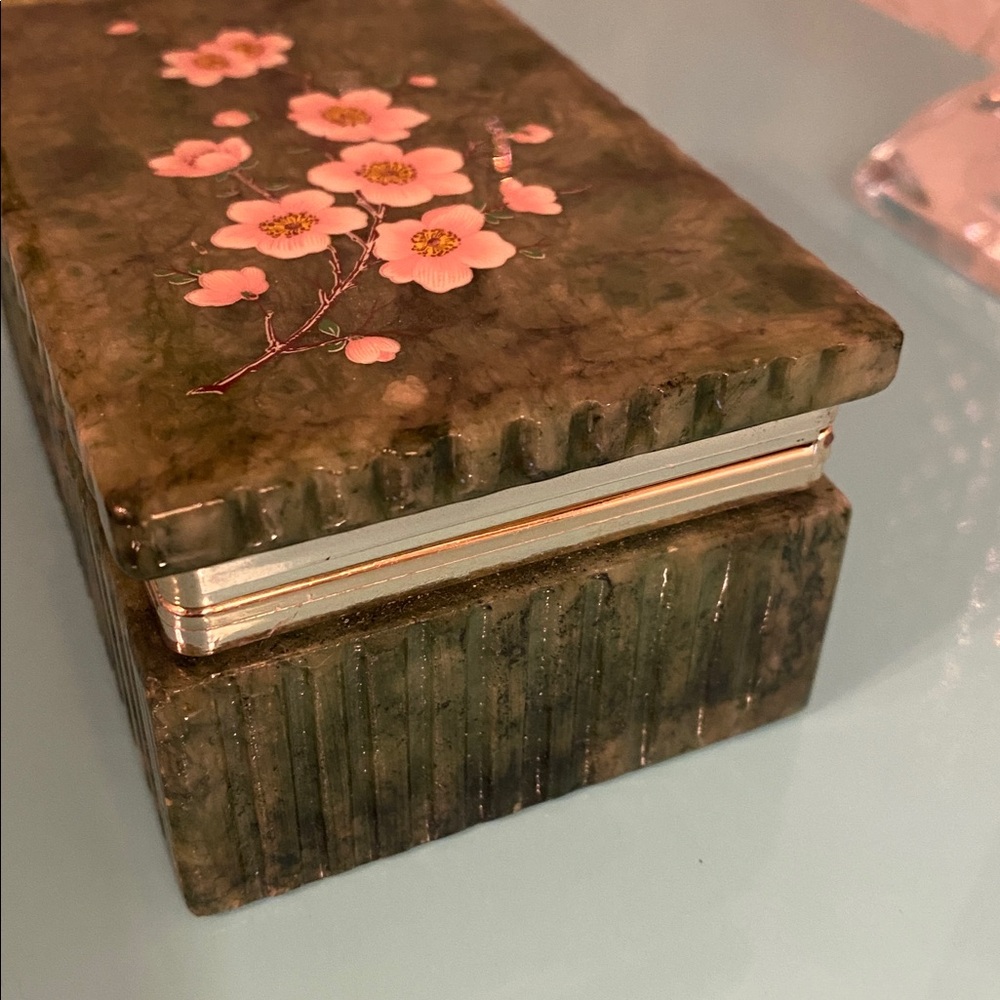 Green Marble Jewelry Box - Picture 4 of 13